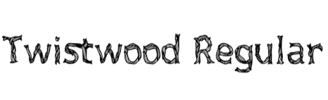 Twistwood Font Preview