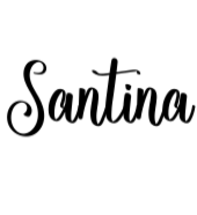 Santina Font Preview
