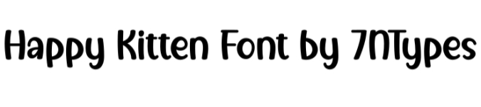 Happy Kitten Font Preview