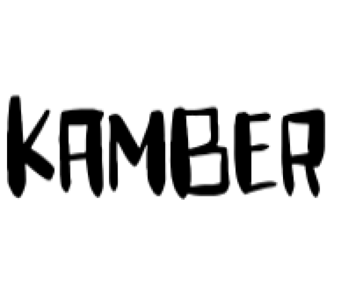 Kamber Font Preview