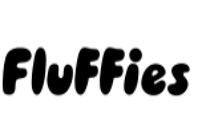 Fluffies Font Preview
