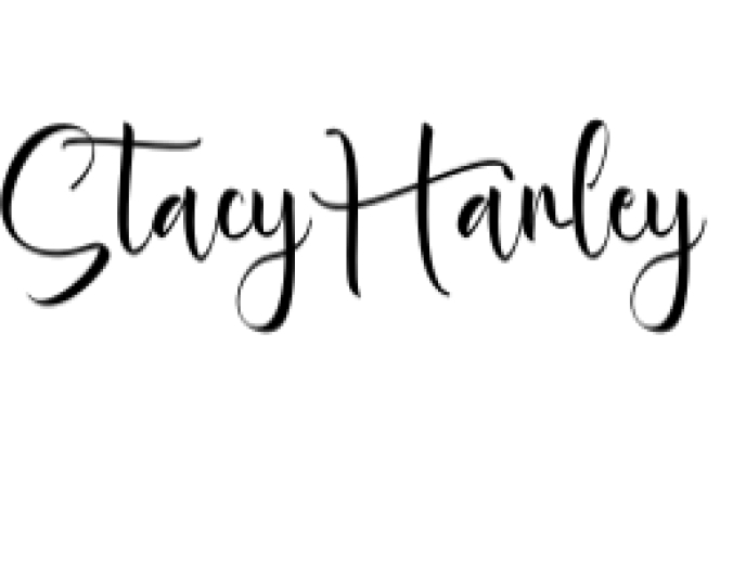 Stacy Harley Font Preview