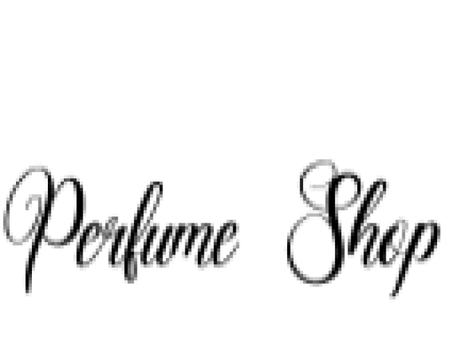 Perfume Shop Font Preview