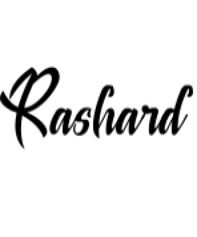 Rashard Font Preview