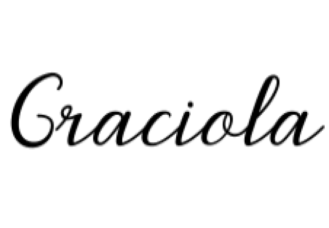Graciola Font Preview