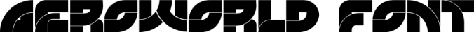 Aeroworld Font Preview