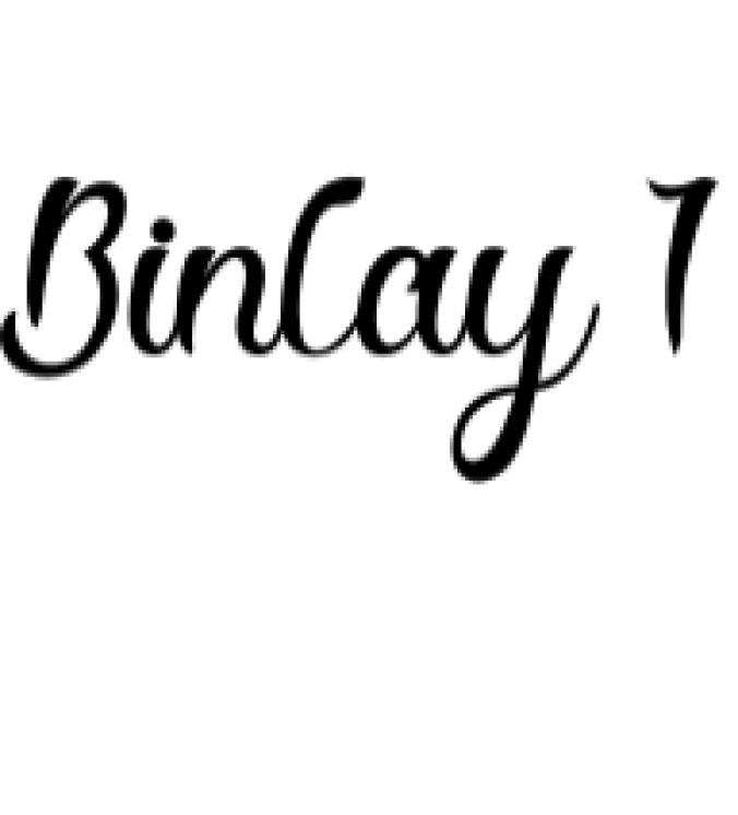 Binlay Font Preview
