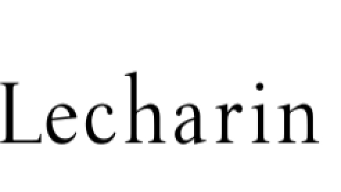 Lecharin Font Preview