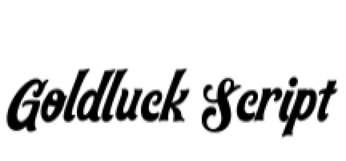 Goldluck Font Preview