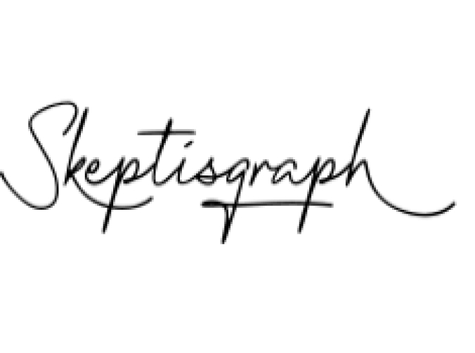 Skeptisgraph Font Preview