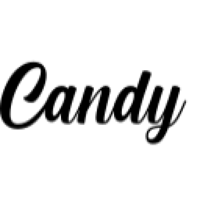 Candy Font Preview