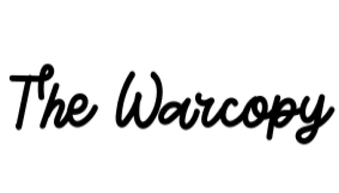 The Warcopy Font Preview