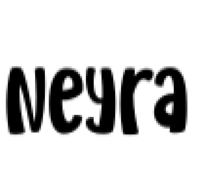 Neyra Font Preview