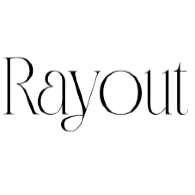 Rayout Font Preview