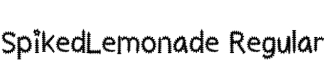 Spiked Lemonade Font Preview