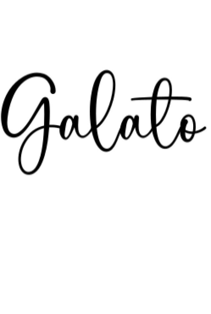 Galato Font Preview