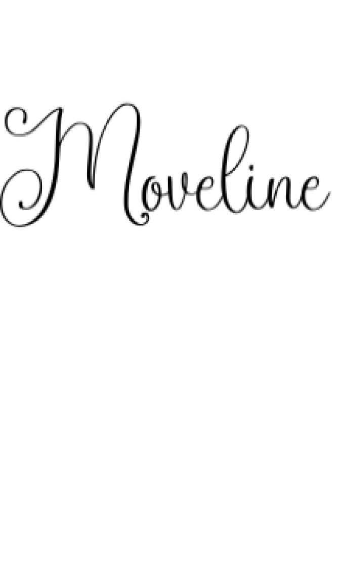 Moveline Font Preview