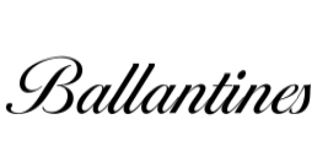 Ballantines Font Preview