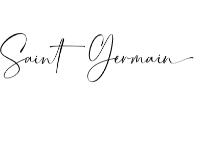 Saint Germain Font Preview