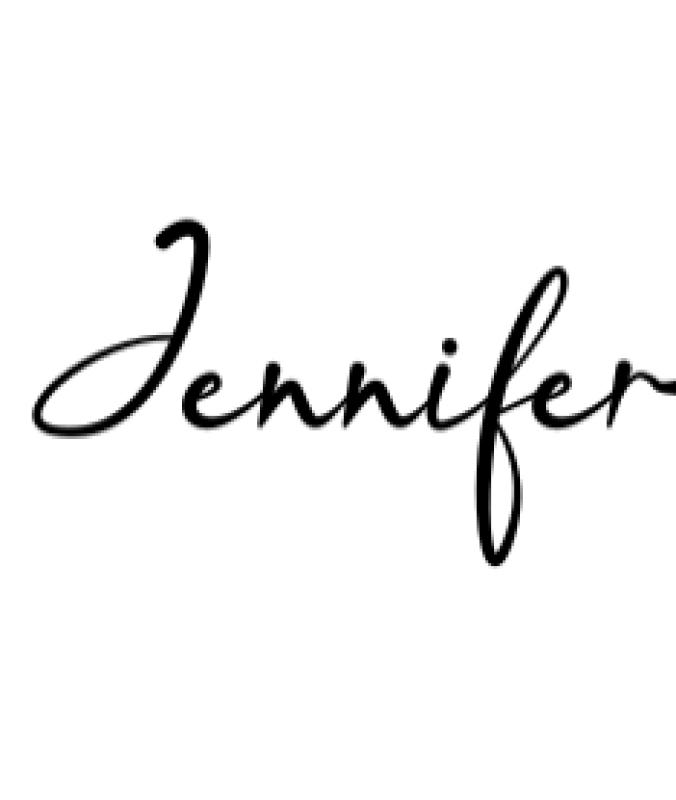 Jennifer Font Preview