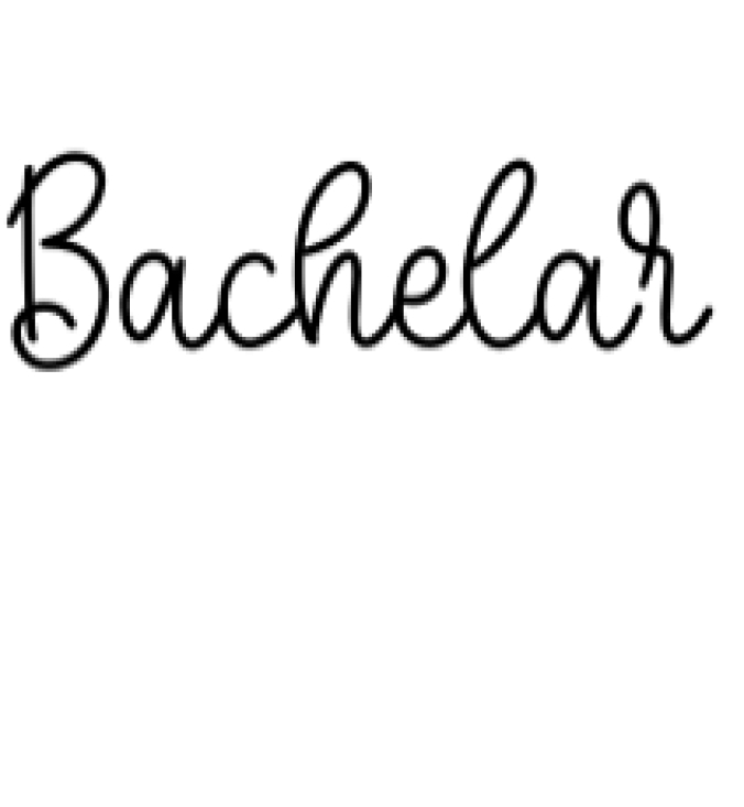 Bachelar Font Preview