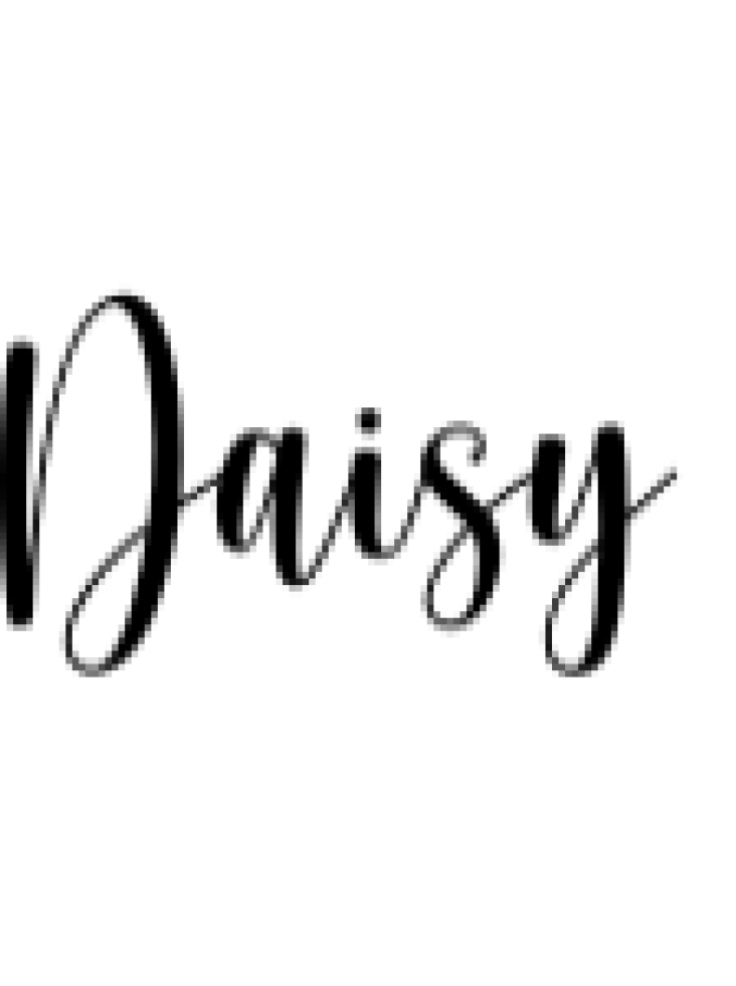 Daisy Font Preview