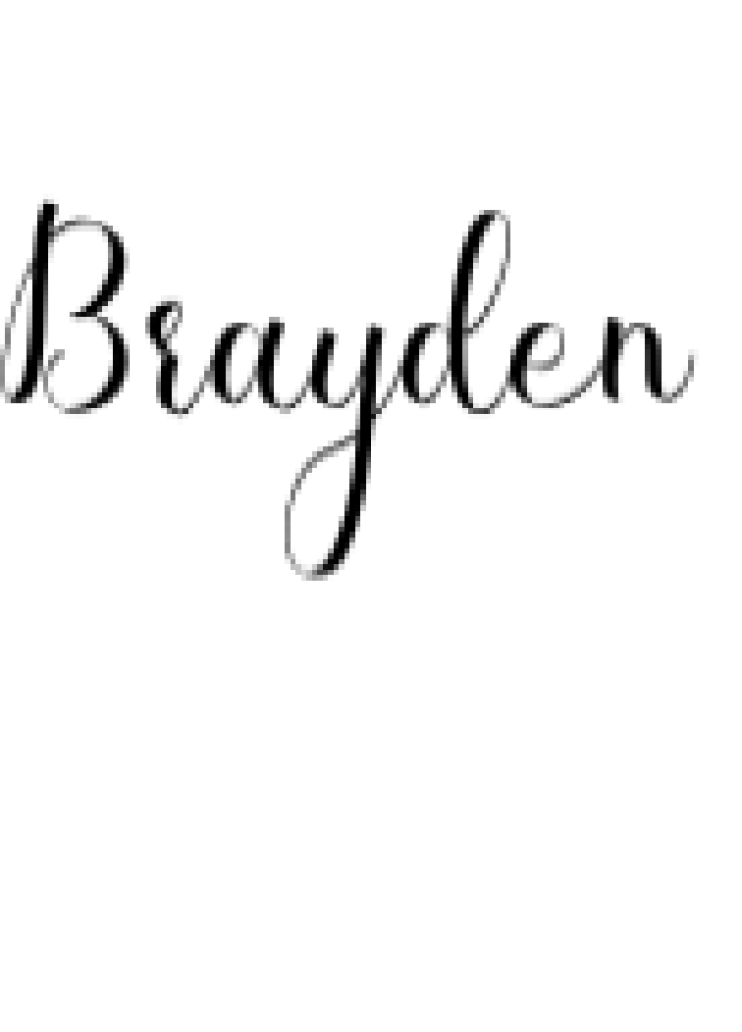 Brayden Font Preview