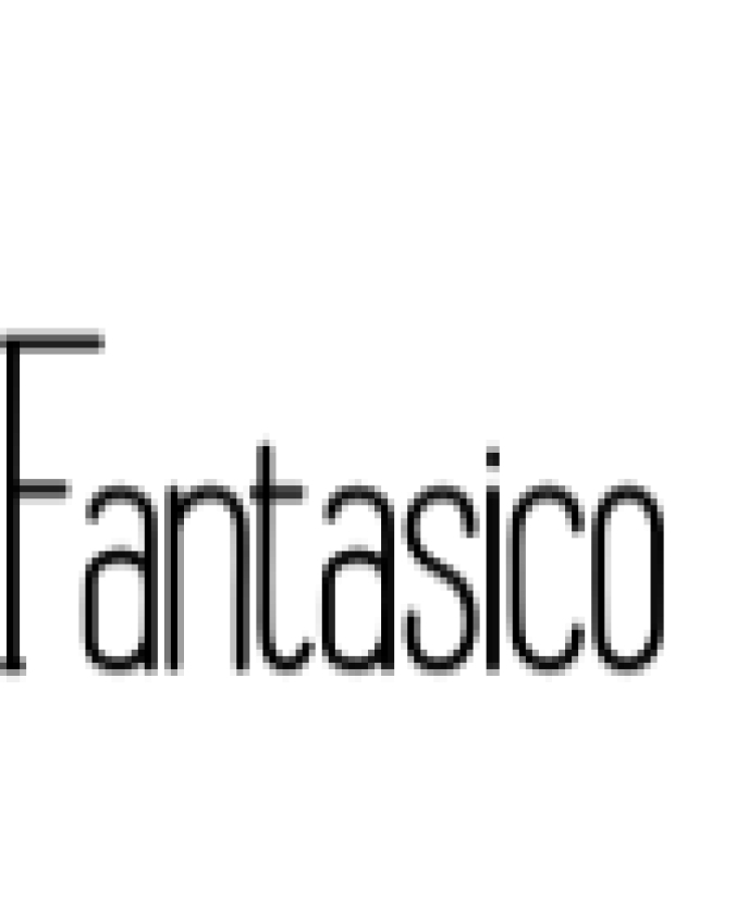 Fantasico Font Preview
