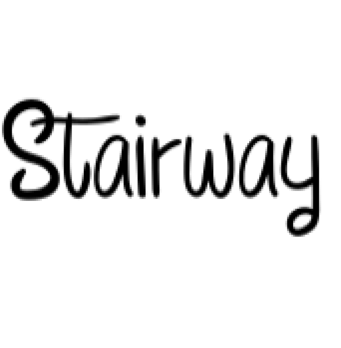 Stairway Font Preview