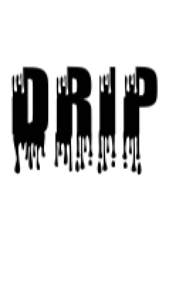 Drip Font Preview