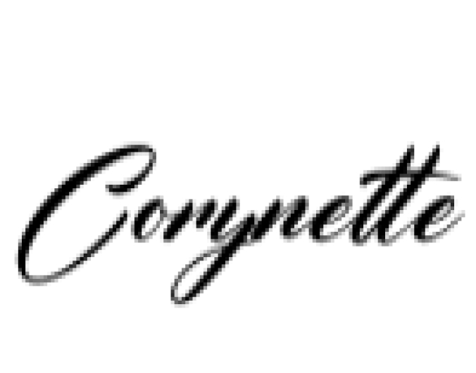 Corynette Font Preview