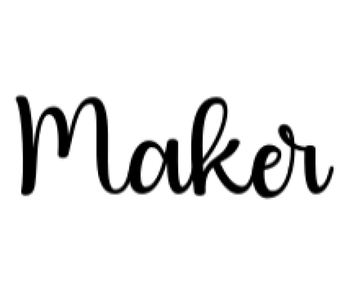 Maker Font Preview