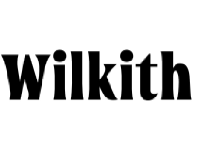 Back to Wilkith Font Preview