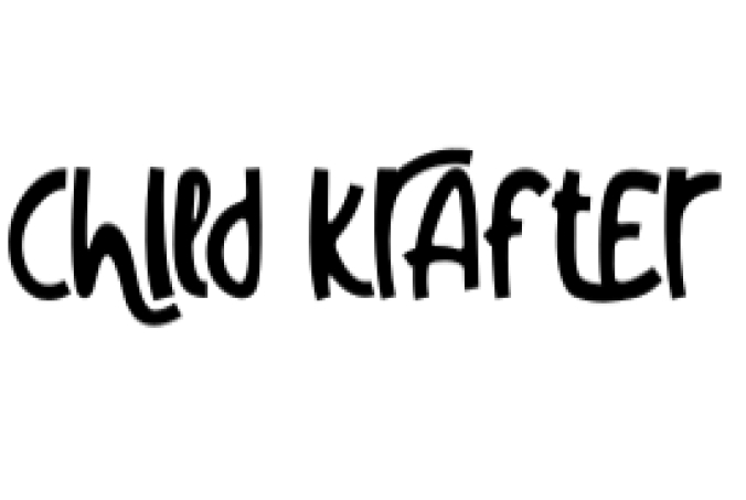 Child Krafter Font Preview