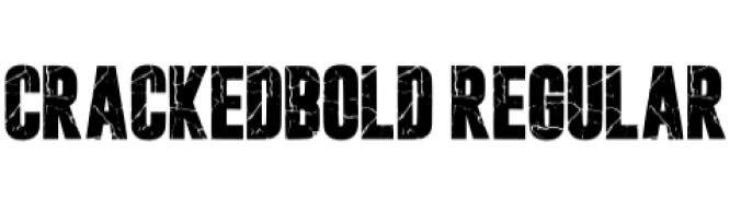 Cracked Bold Font Preview