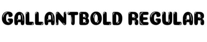 Gallant Bold Font Preview