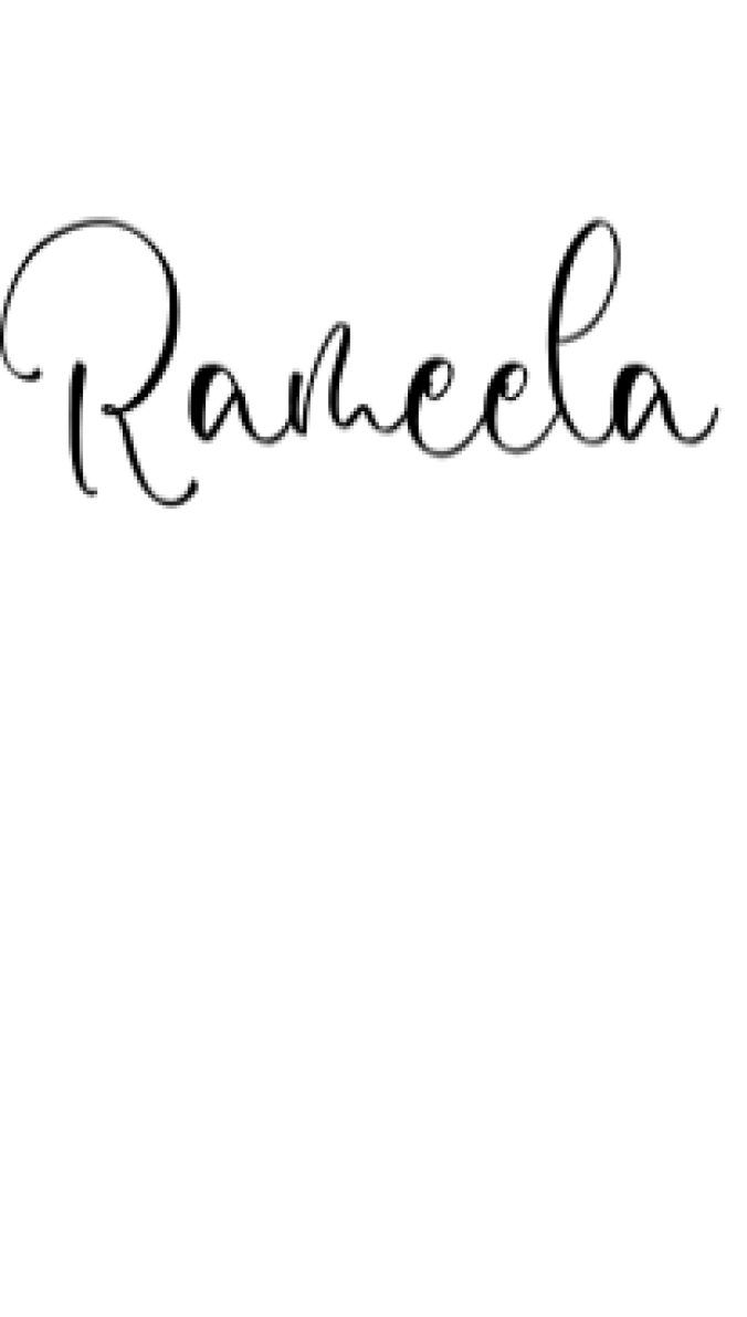 Rameela Font Preview