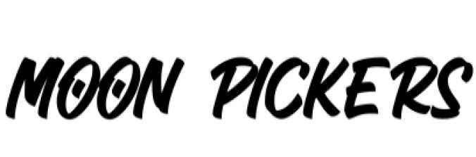 Moon Pickers Font Preview