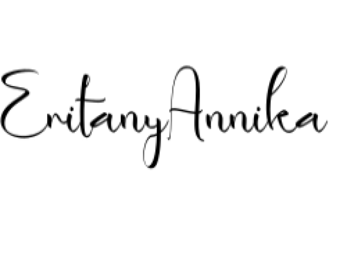 Eritany Annika Font Preview