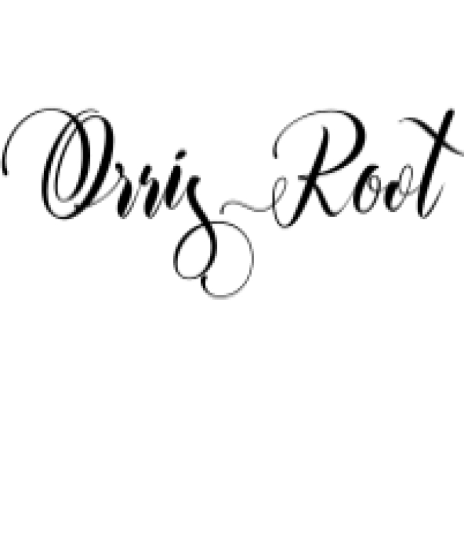 Orris Root Font Preview