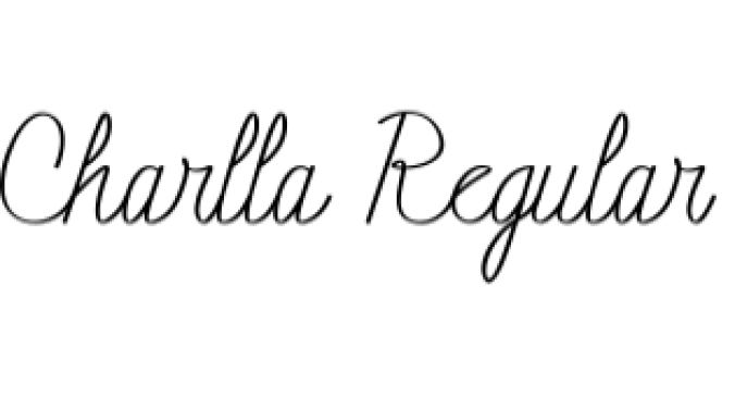 Charlla Font Preview