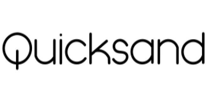 Quicksand Font Preview