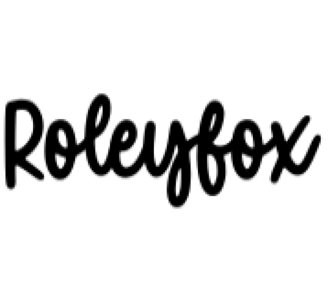 Roleyfox Font Preview
