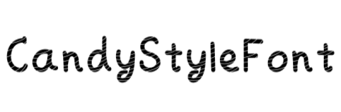Candy Style Font Preview