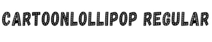 Carton Lollipop Font Preview