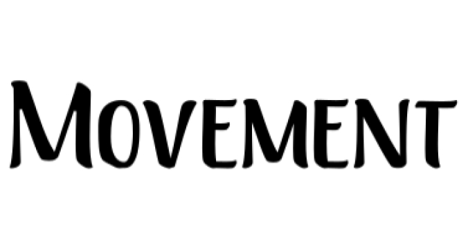 Movement Font Preview