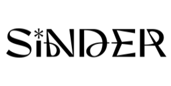 Sinder Font Preview