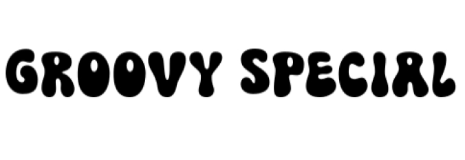 Groovy Special Font Preview