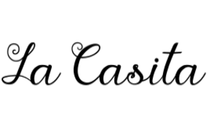 La Casita Font Preview