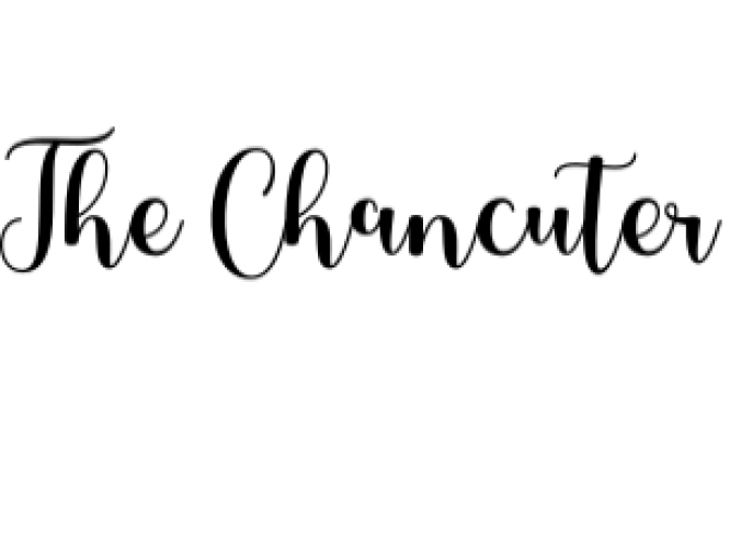 The Chancuter Font Preview